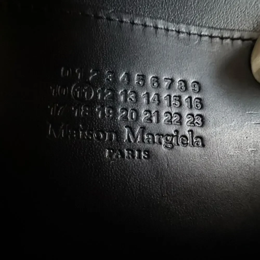 Maison Margiela Reflective Mirror Leather Clutch Wristlet MM11 SS17 Silver